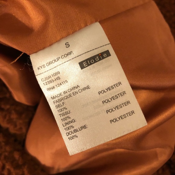 Brown Teddy Bear Jacket by Elodie - Picture 4 of 5